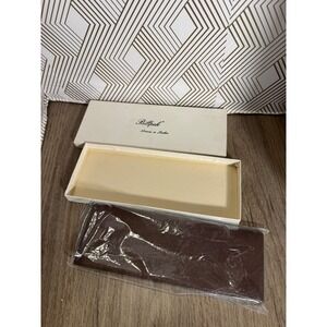 Billpak Brown Leather Wallet Deep Buff Shrunken Cowhide Bifold NEW Vintage box